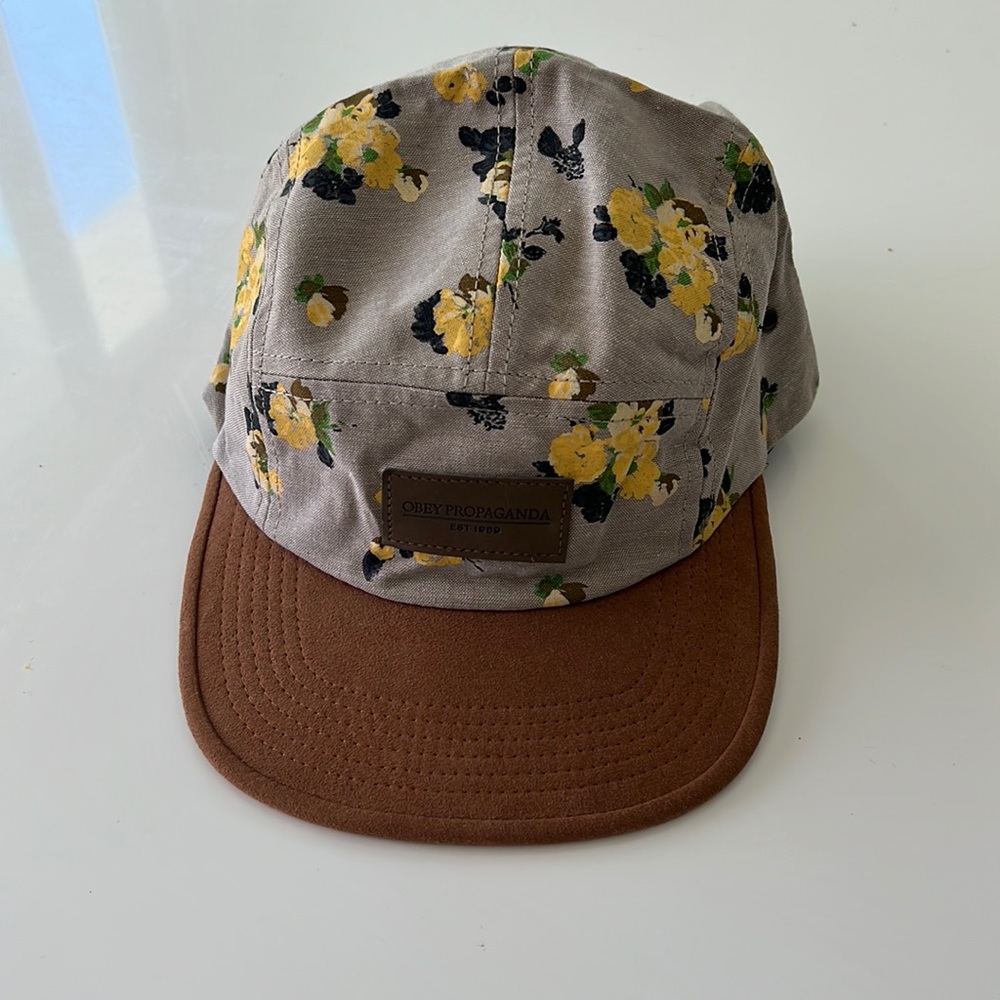 Obey floral cap